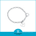 Fashion Rhodium Plated Silver Bracelet for Sale (SH-B0011)